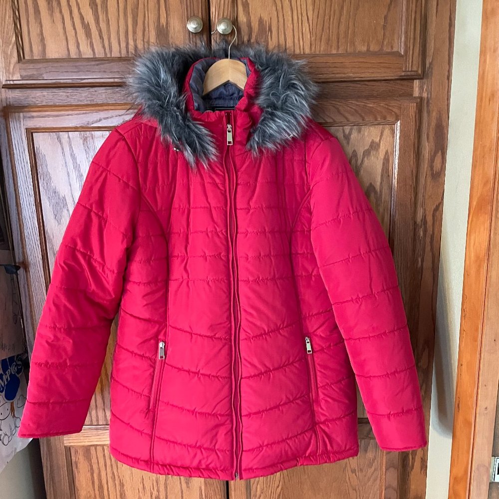 Red Parka with Hood